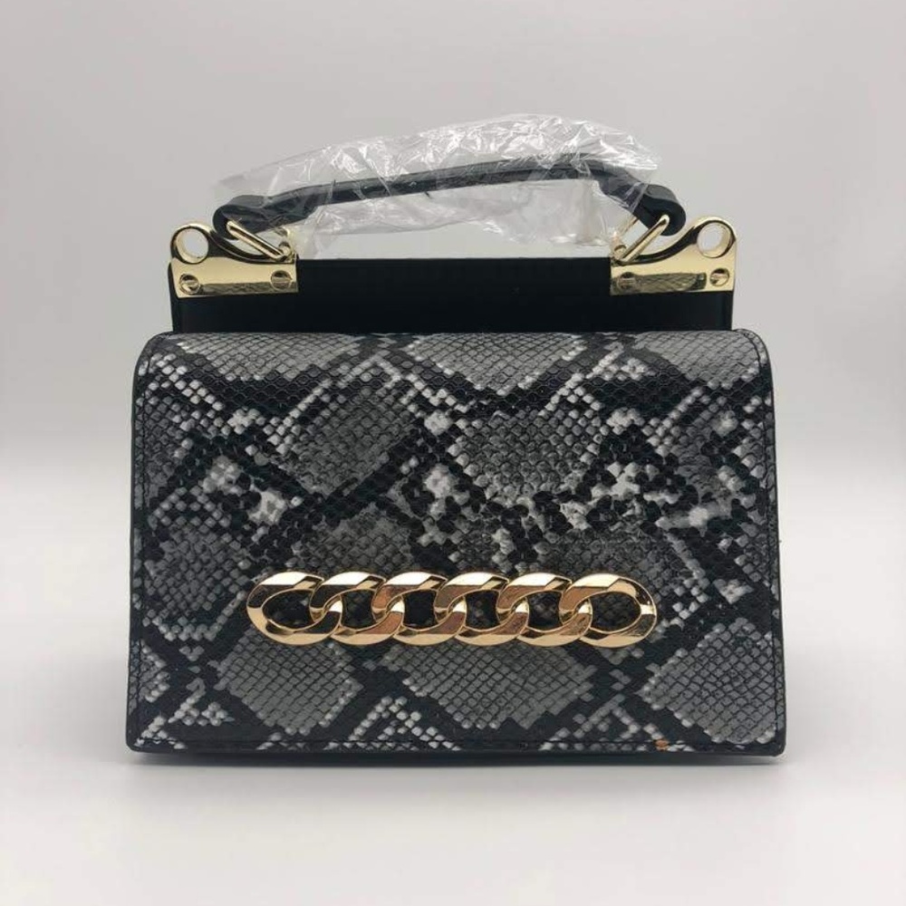 Snake Skin Shoulder Bag